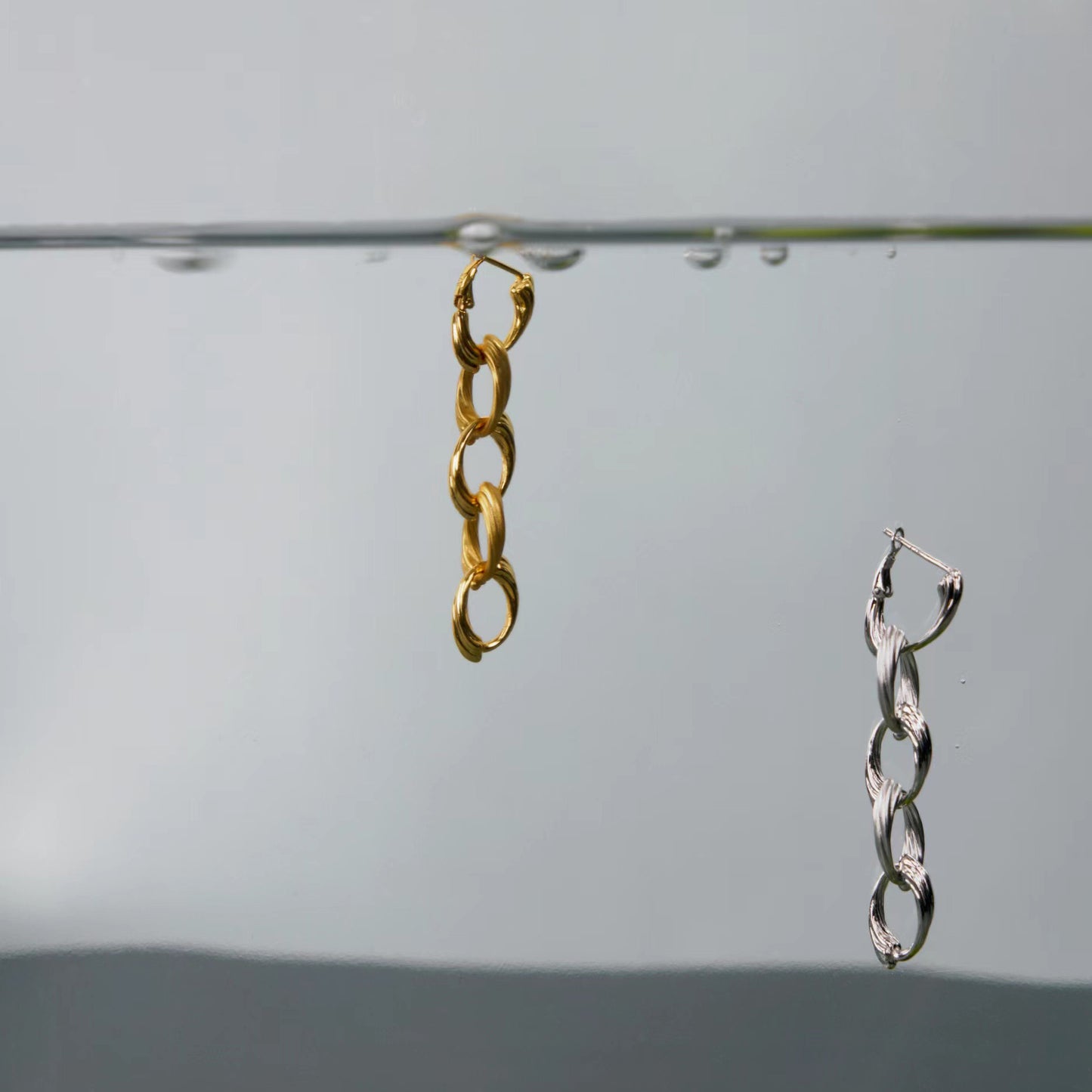 Cichlid - Gold Vermeil Earrings / Pair