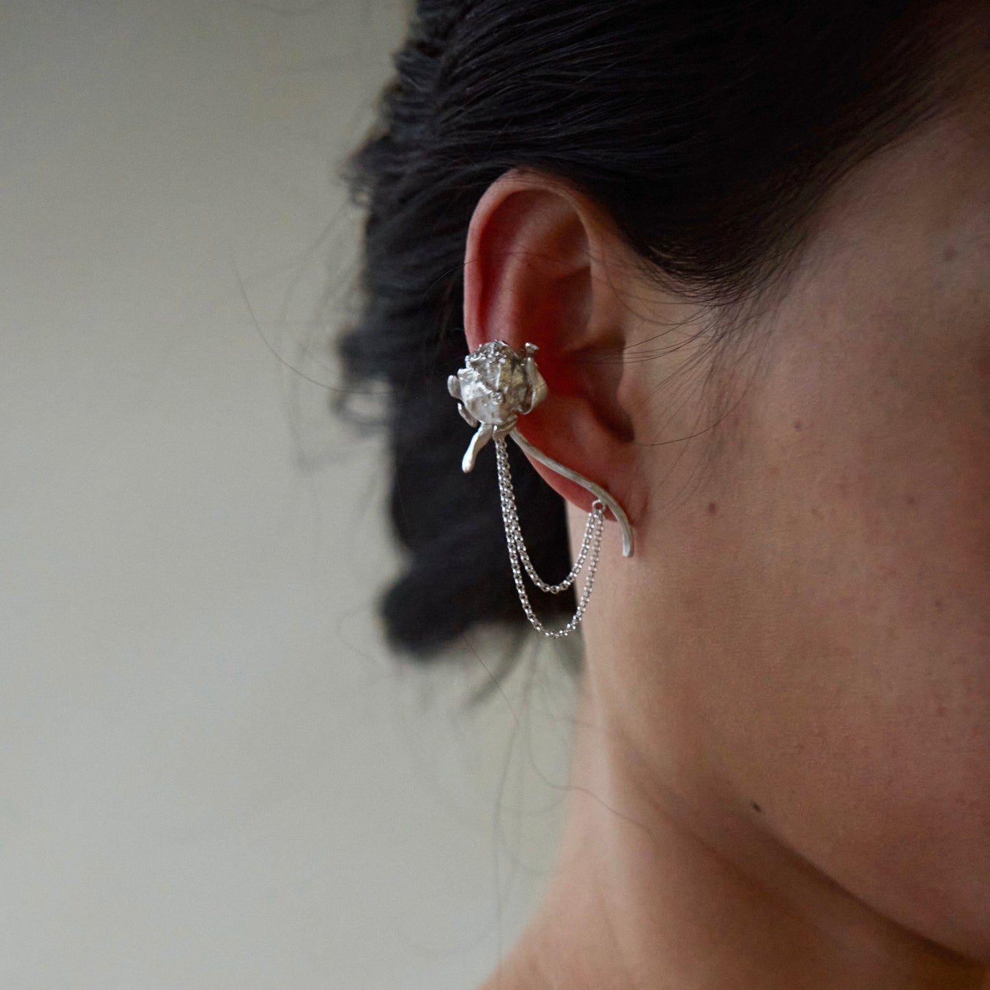 Dusty Rose - Gold Vermeil Ear-cuff / Piece