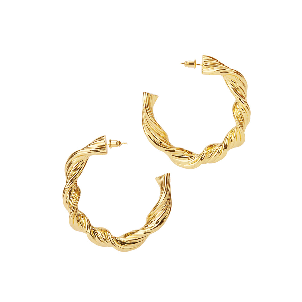 Cora - Gold Vermeil Earrings / Pair