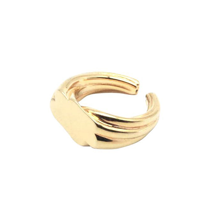 Platform - Gold Vermeil Ring