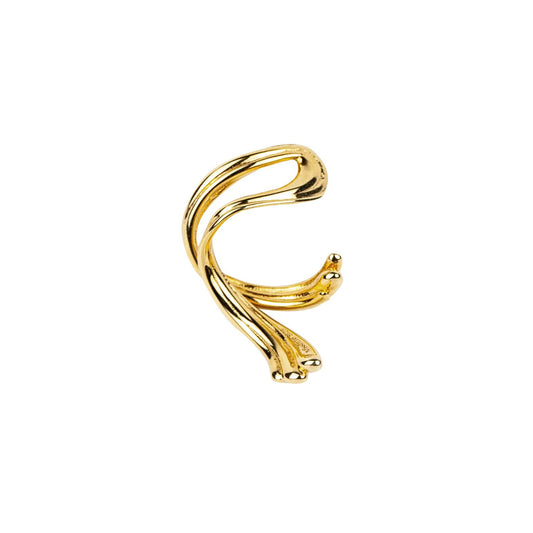 Deux - Gold Vermeil Ear-cuff / Piece