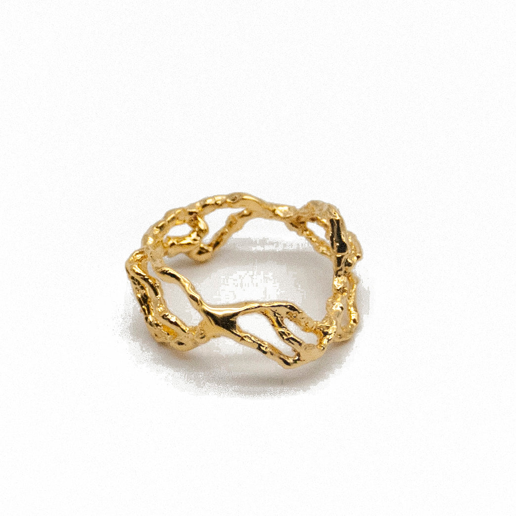 Laurel - Gold Vermeil Ring