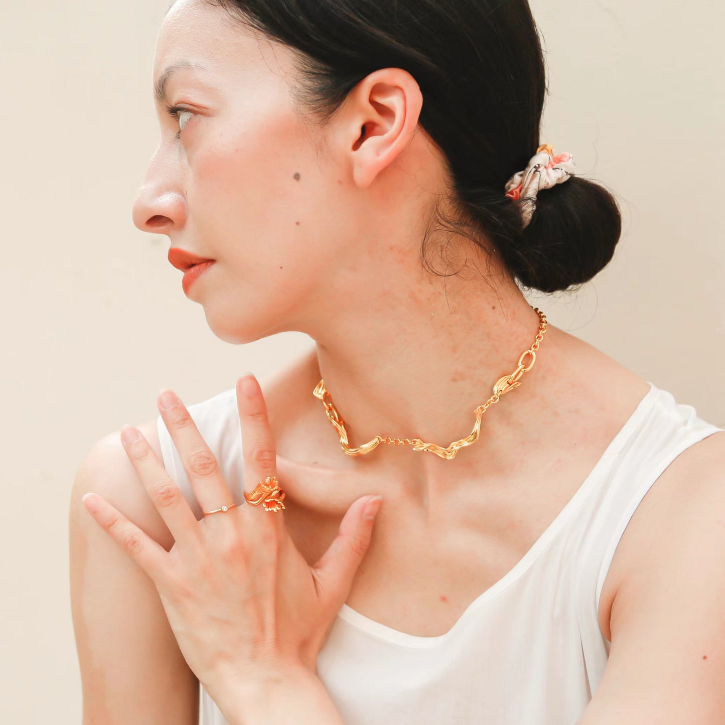 Twin - Gold Vermeil Ring