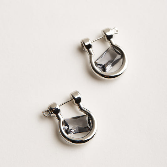 Sean Suen  X  Missfitte  - Zircon Earrings / Pair