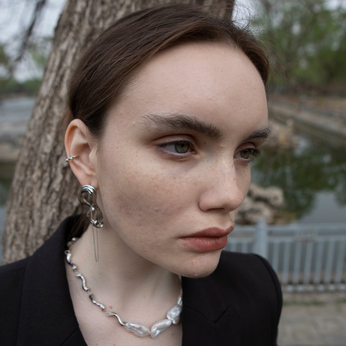 Island - Gold Vermeil Earring / Piece