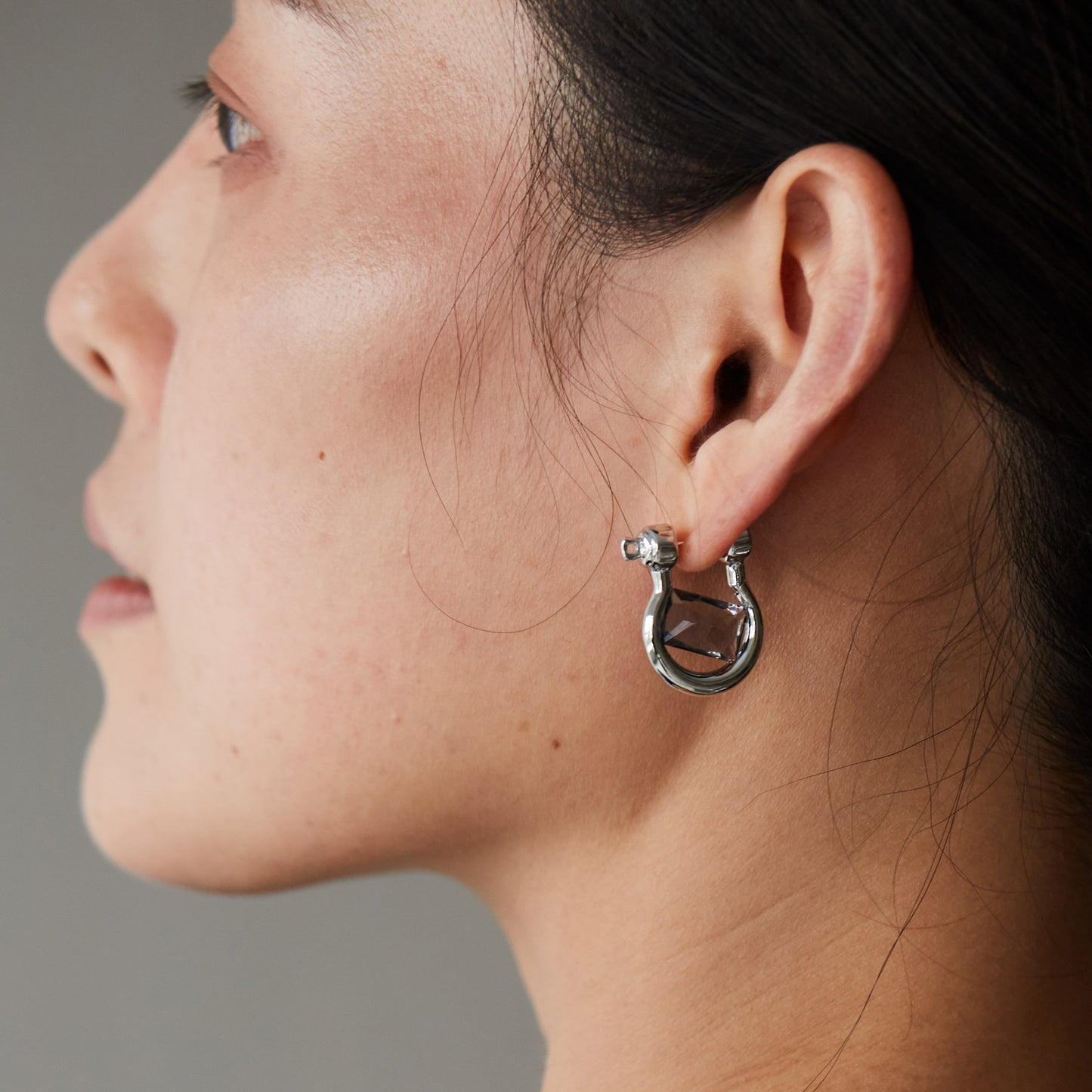 Sean Suen  X  Missfitte  - Zircon Earrings / Pair
