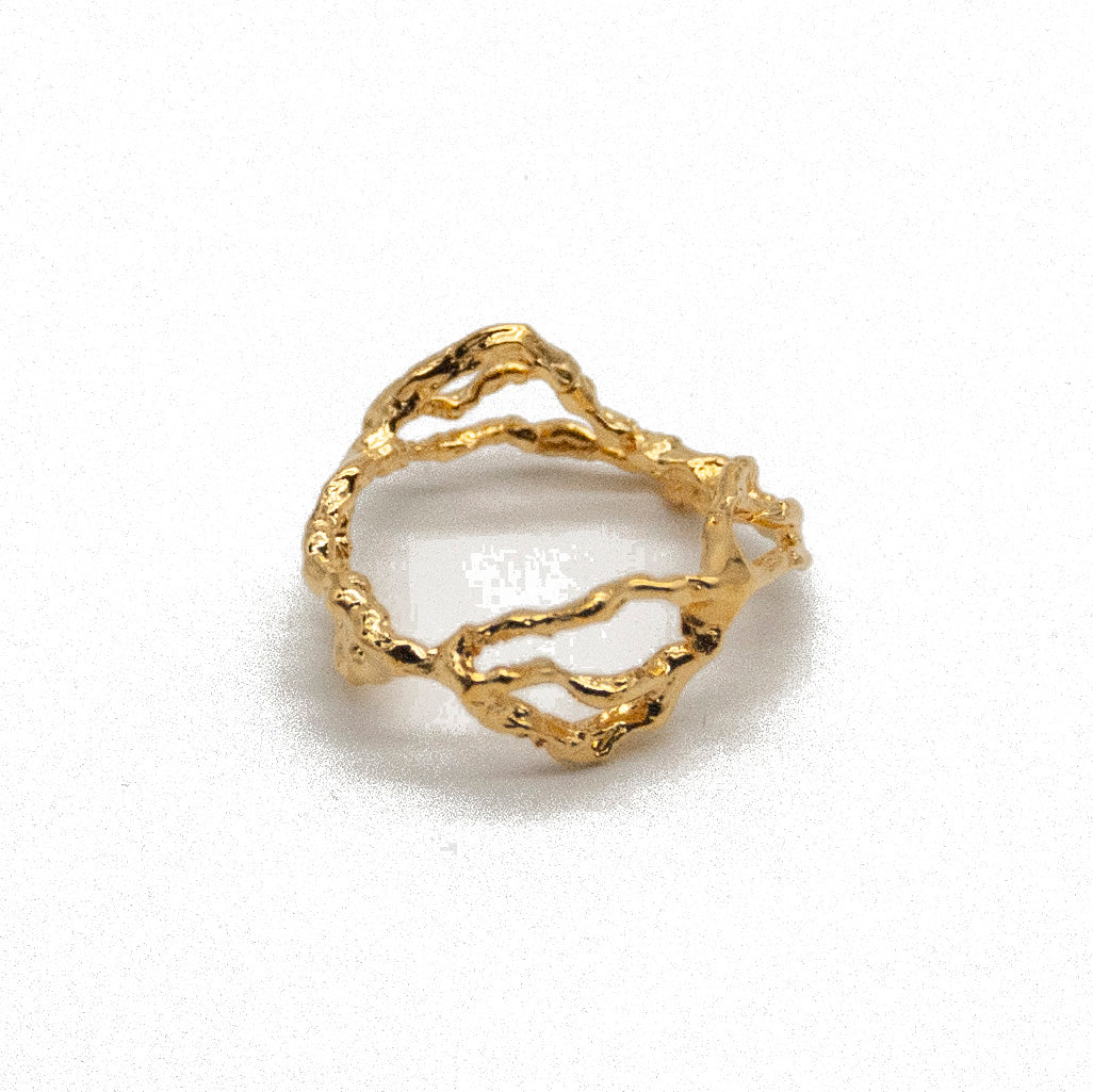 Laurel - Gold Vermeil Ring