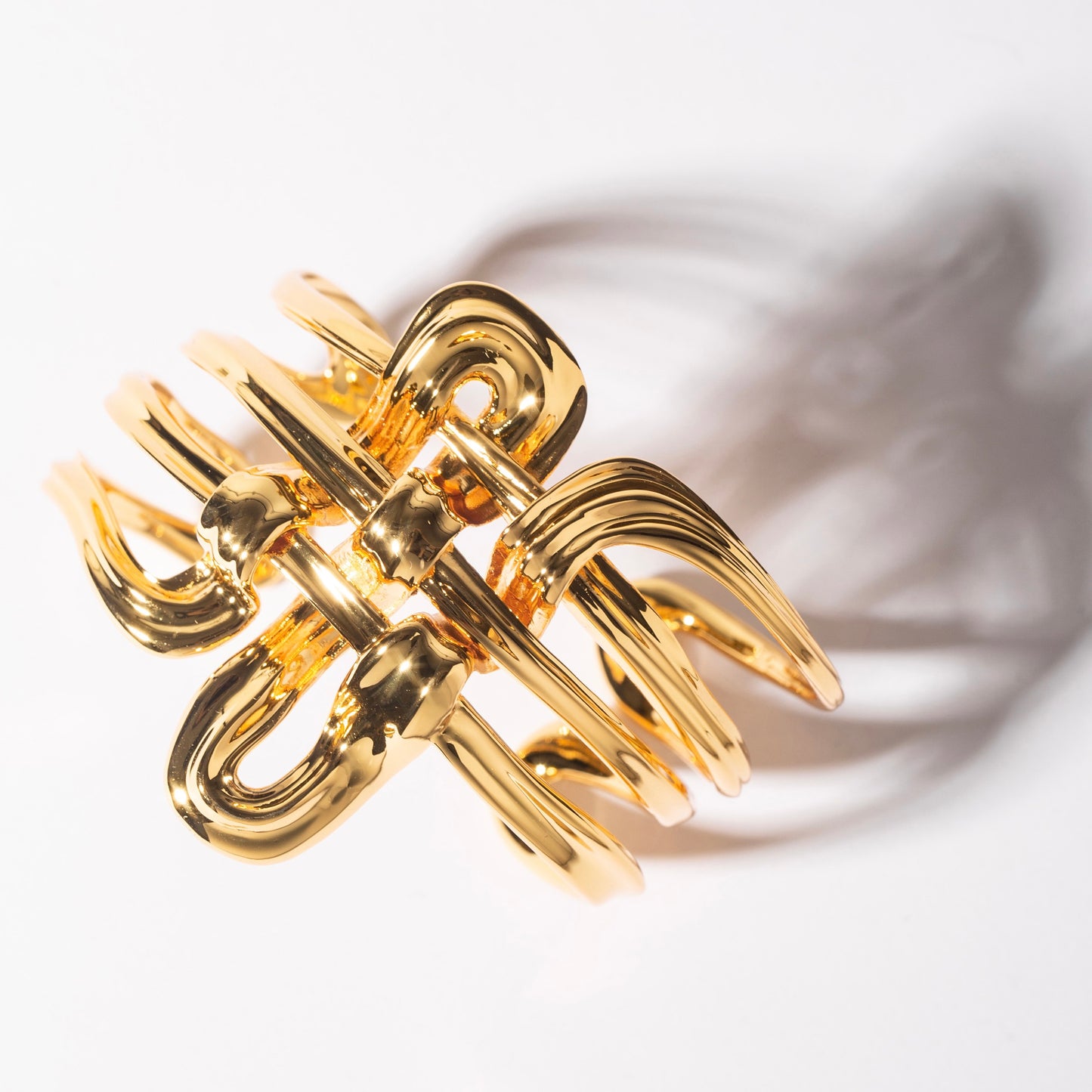 KNOT#1 Signature Bangle - Gold Vermeil Handwear