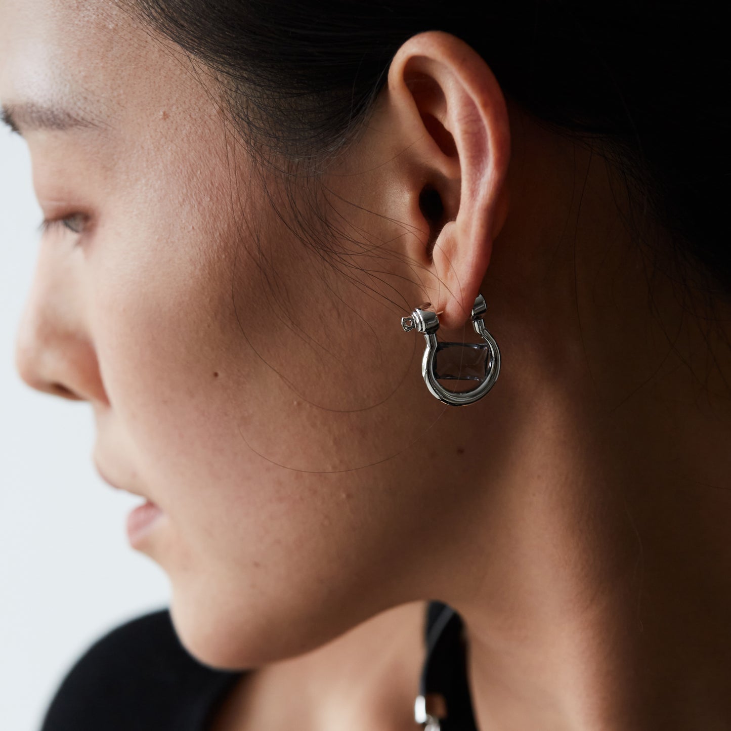 Sean Suen  X  Missfitte  - Zircon Earrings / Pair