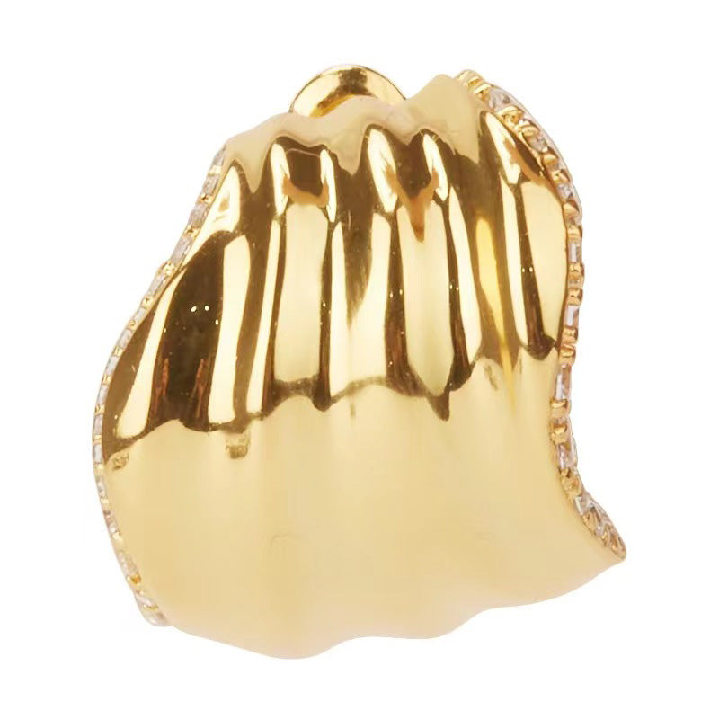 Irene - Gold Vermeil Earrings / Pair
