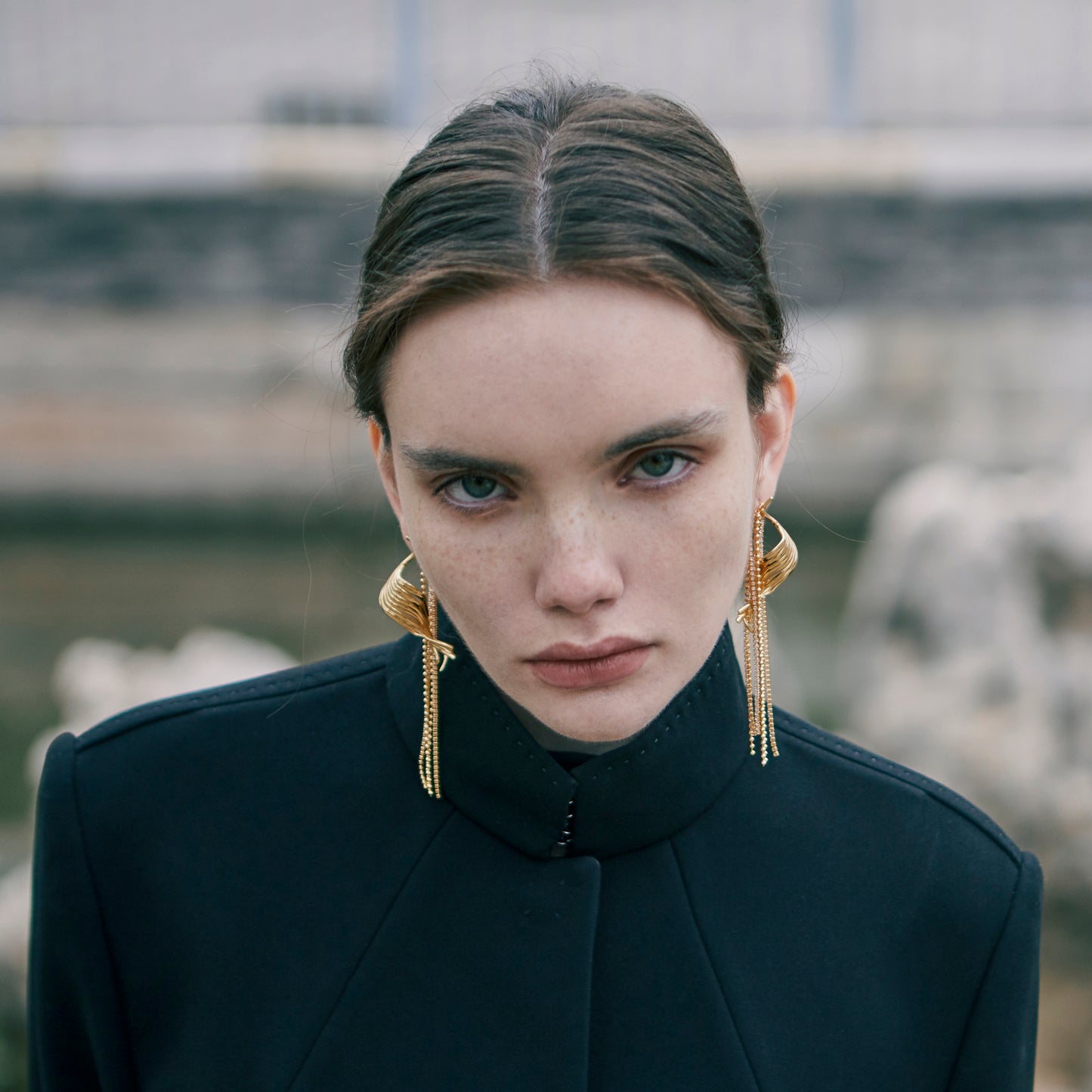 Freya - Gold Vermeil Earrings / Piece