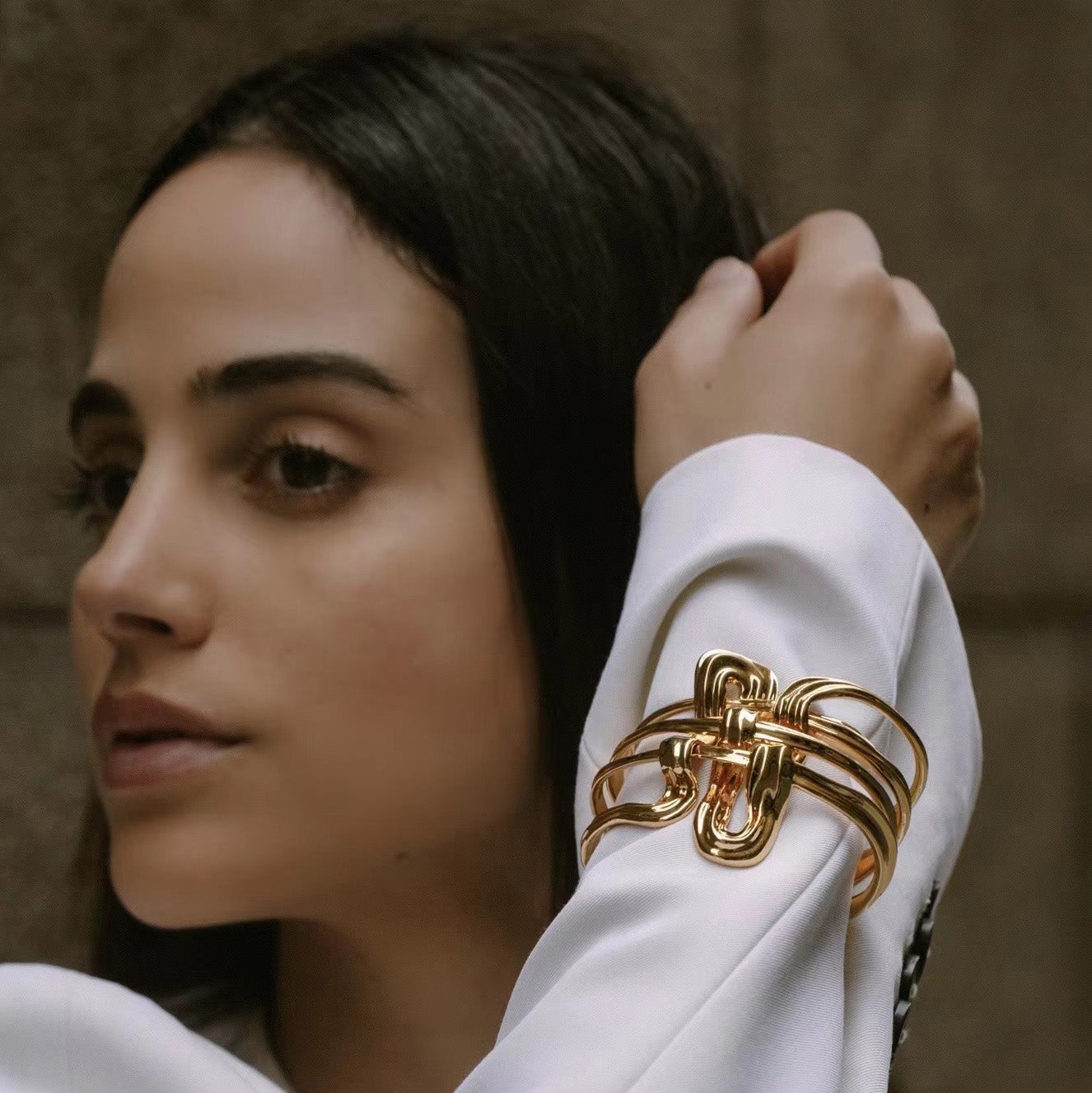 KNOT#1 Signature Bangle - Gold Vermeil Handwear