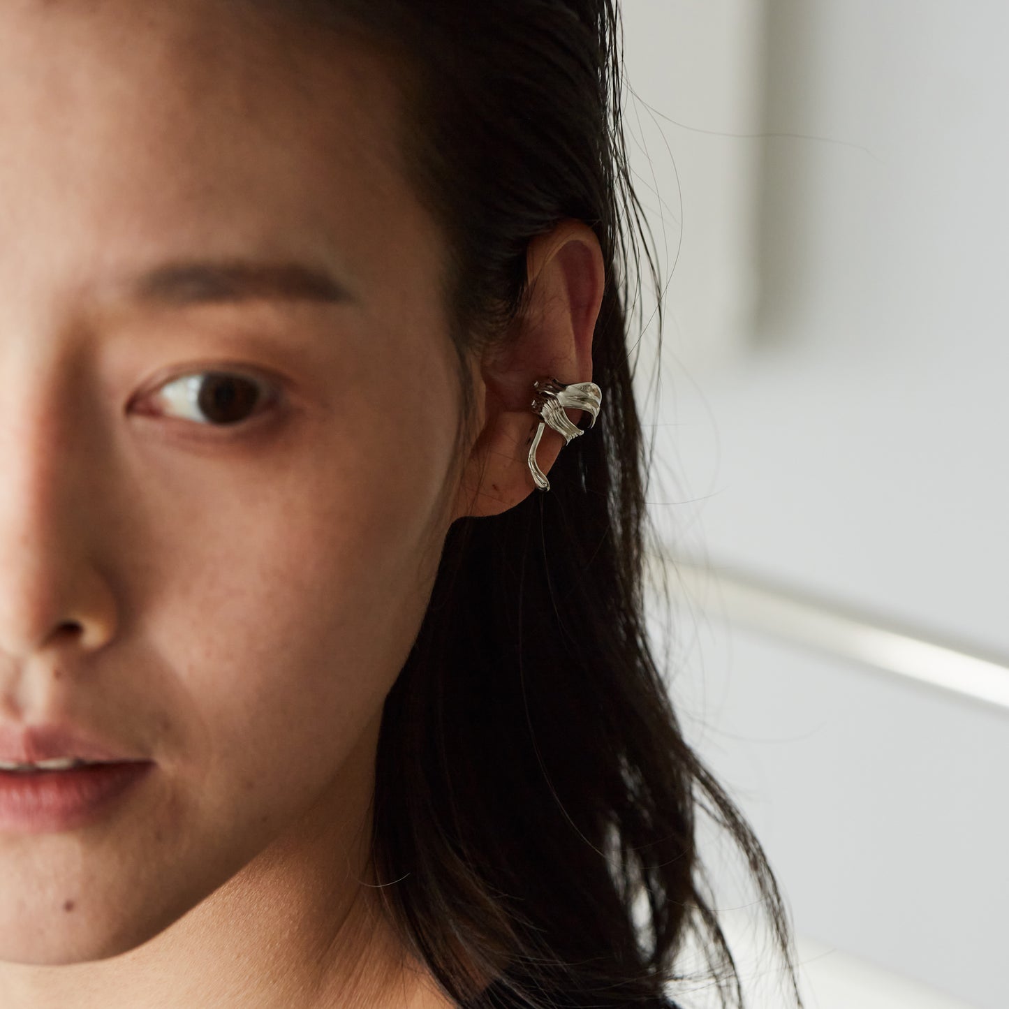 Triple Armour - Gold Vermeil Earring / piece