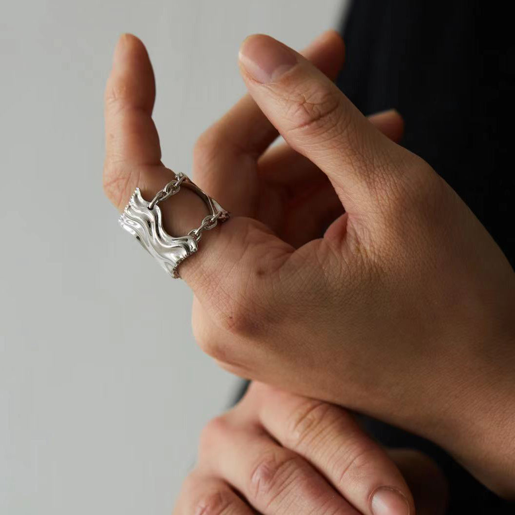 Mirror #01 - Gold Vermeil Ring