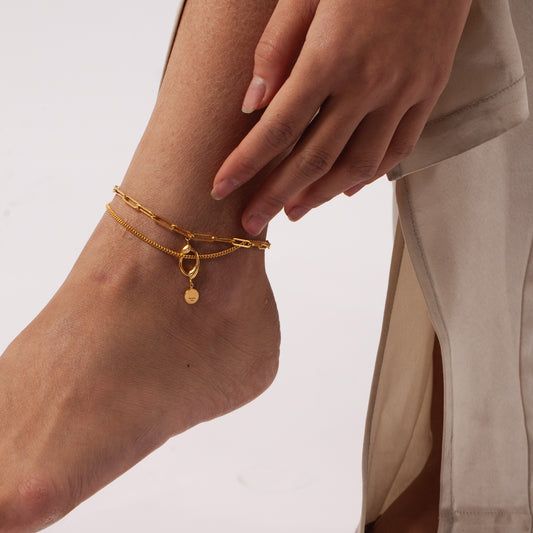 Jacqueline - Gold Vermeil Anklet