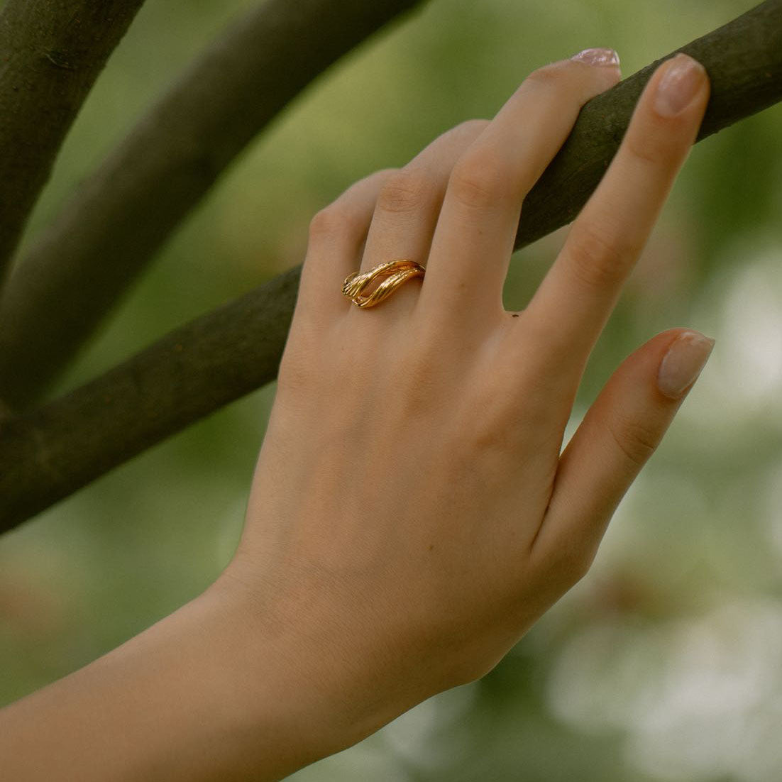 Tyche - Gold Vermeil Ring