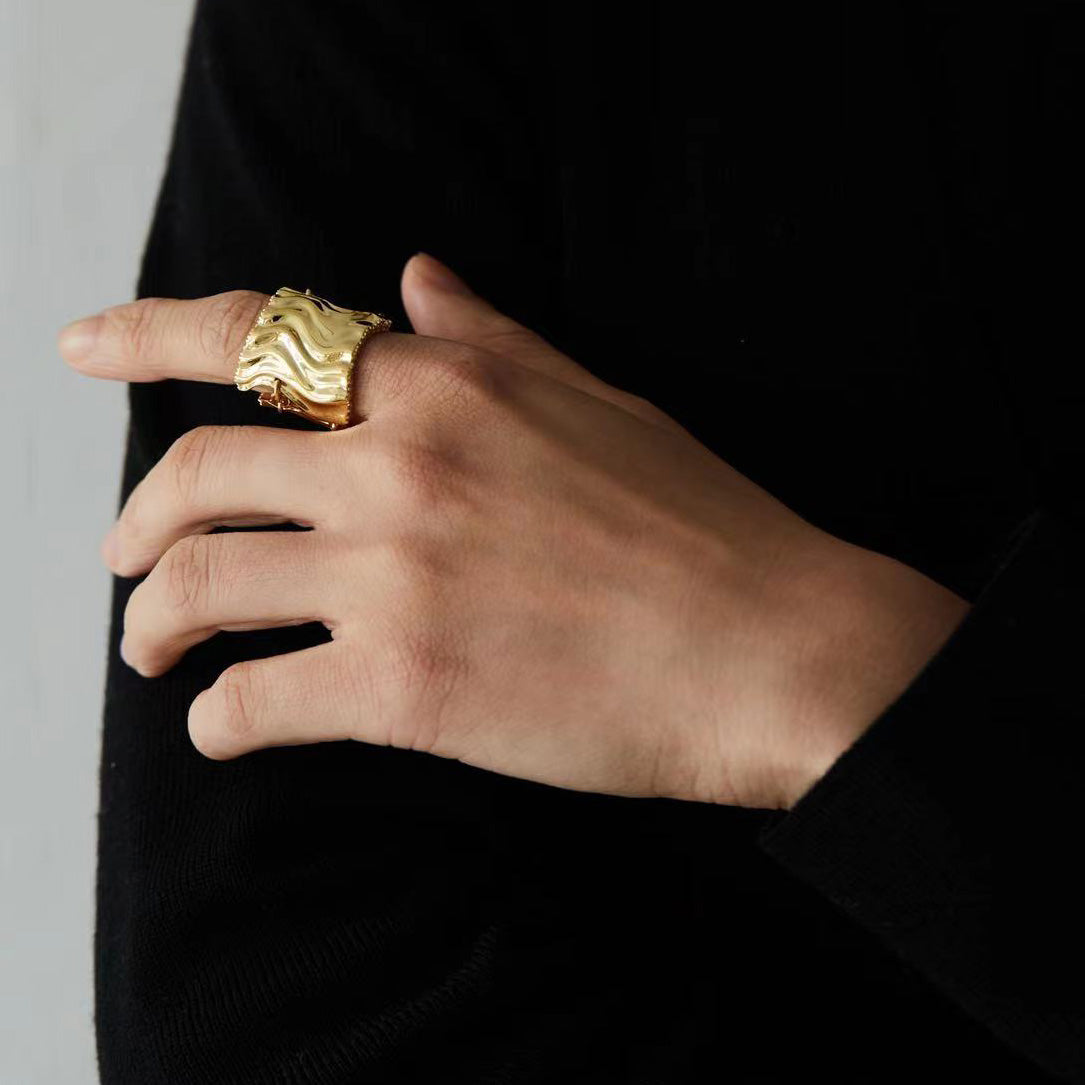 Mirror #01 - Gold Vermeil Ring