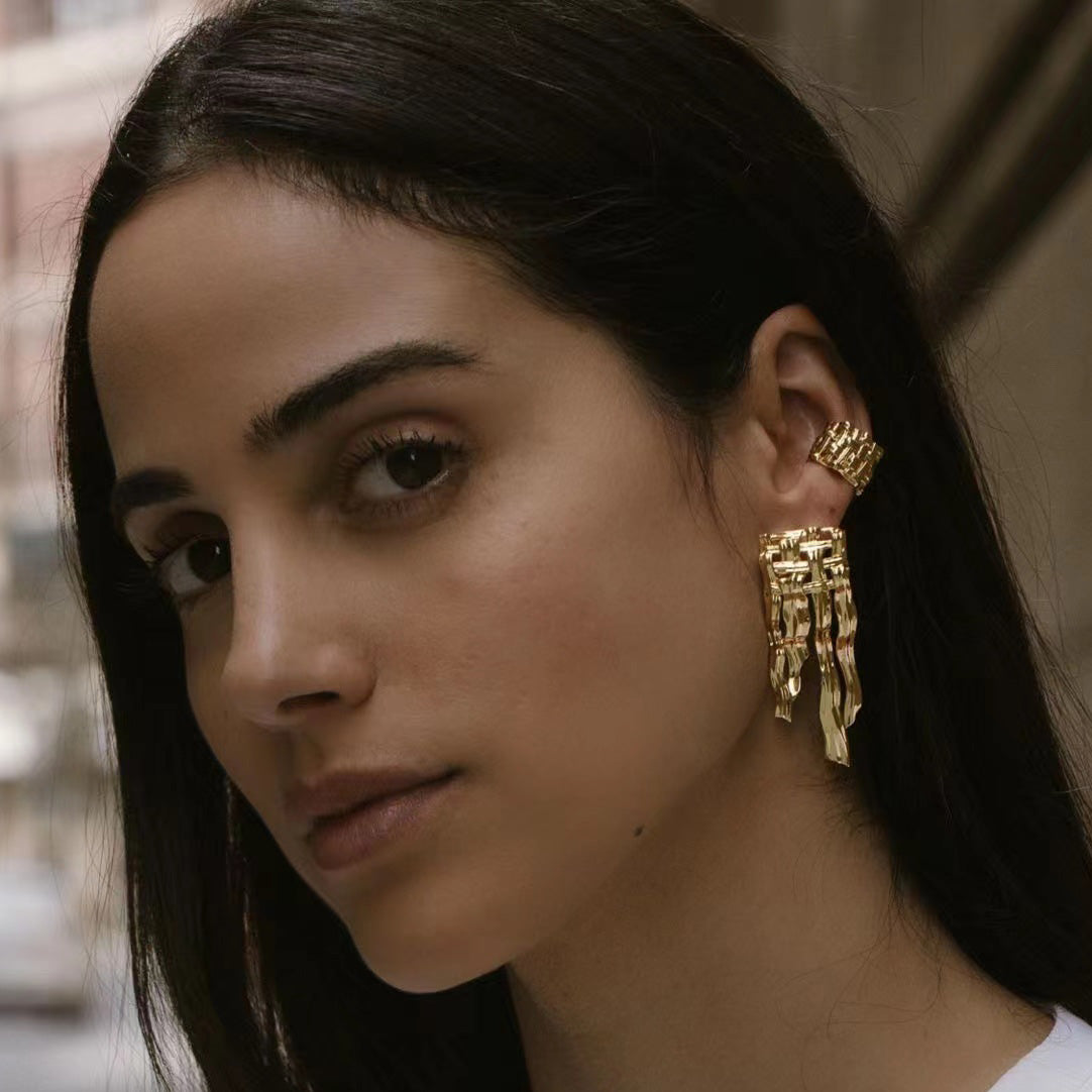 KNOT#4 Gold Vermeil Ear-cuff / Piece