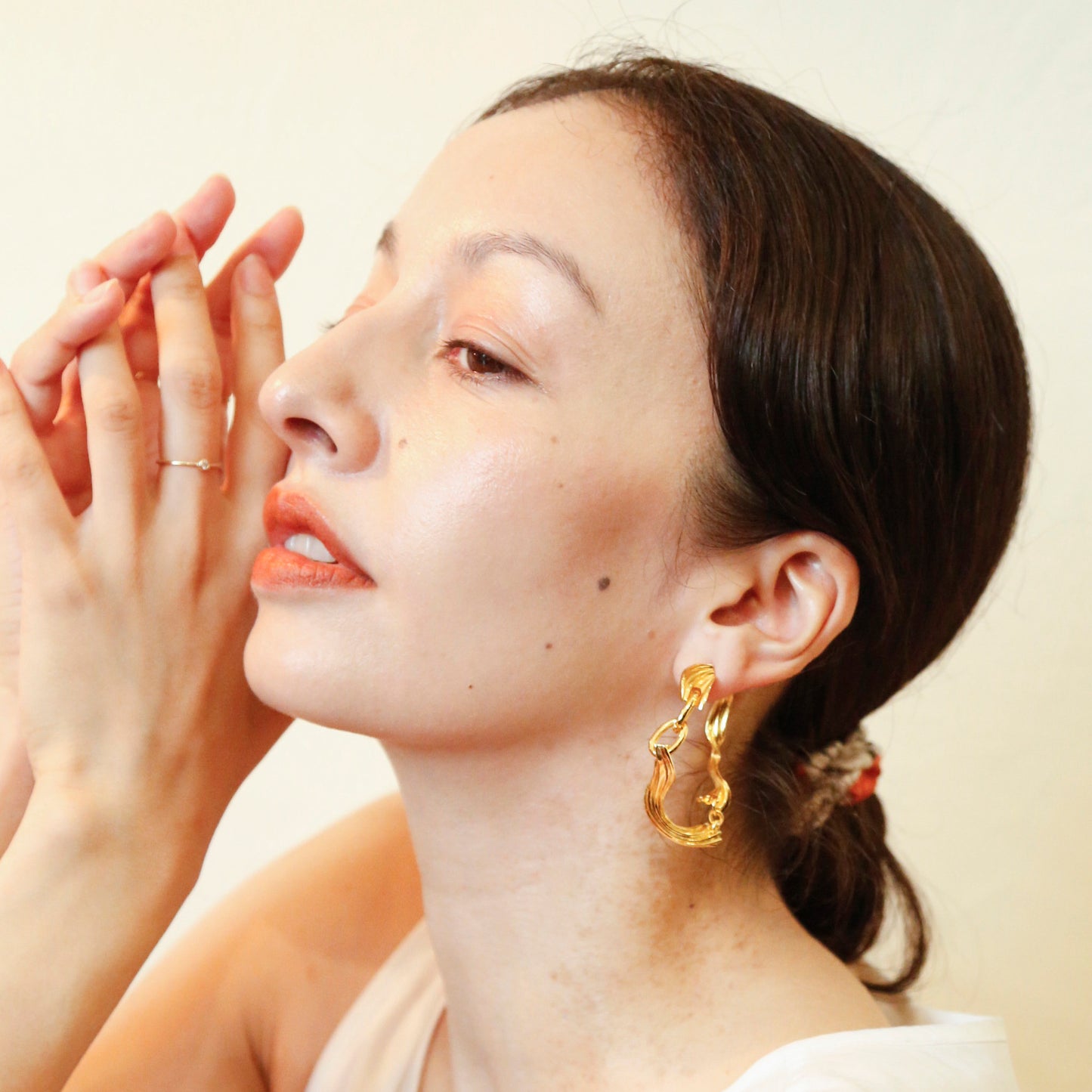 Fragment - Gold Vermeil Earrings / Pair