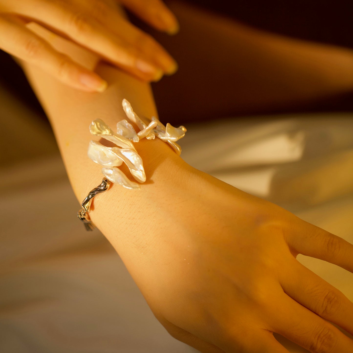 Phoebe  - Gold Vermeil Handwear