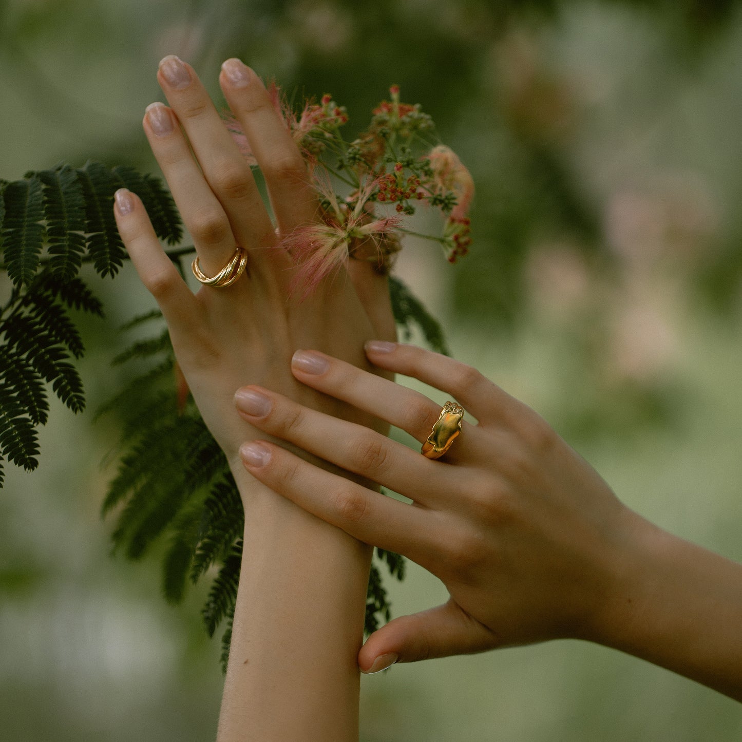 Platform - Gold Vermeil Ring