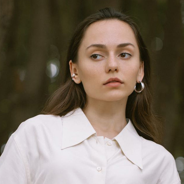 Ripple - Gold Vermeil Earrings / Pair
