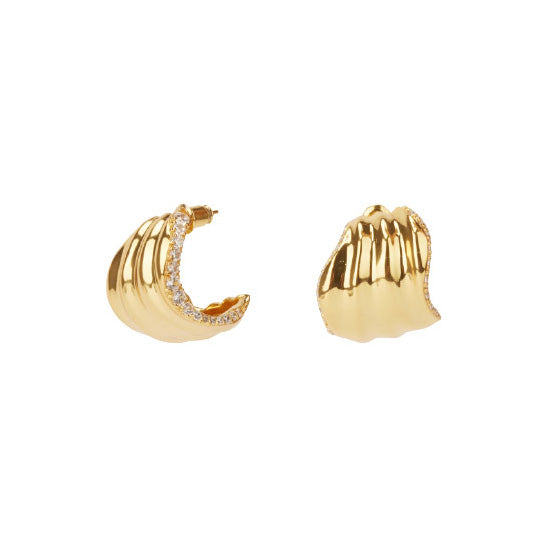 Irene - Gold Vermeil Earrings / Pair