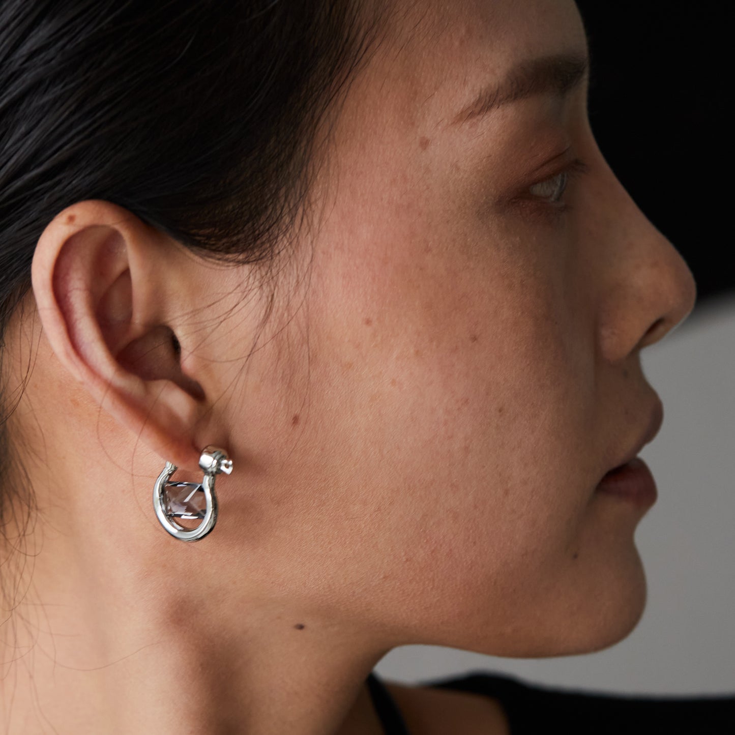 Sean Suen  X  Missfitte  - Zircon Earrings / Pair