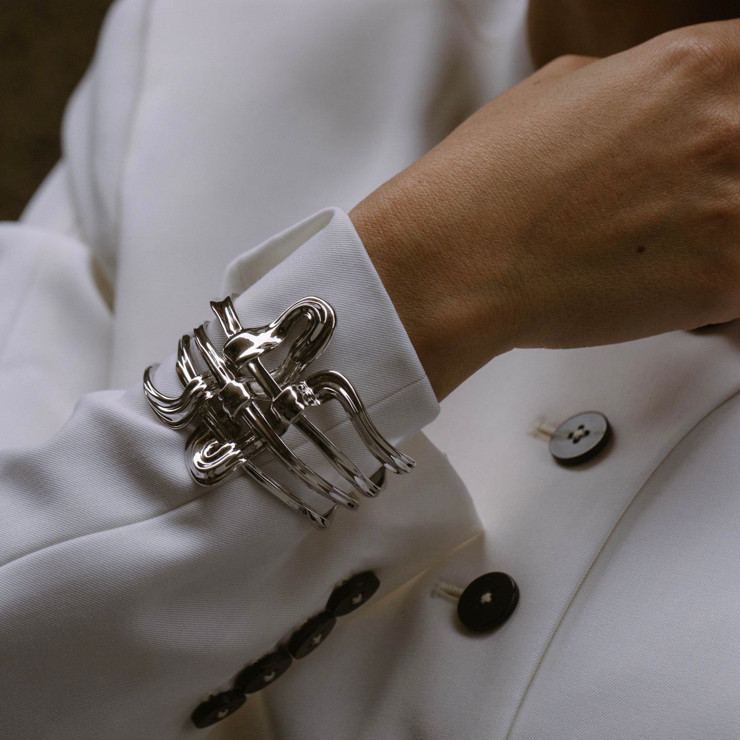KNOT#1 Signature Bangle - Gold Vermeil Handwear