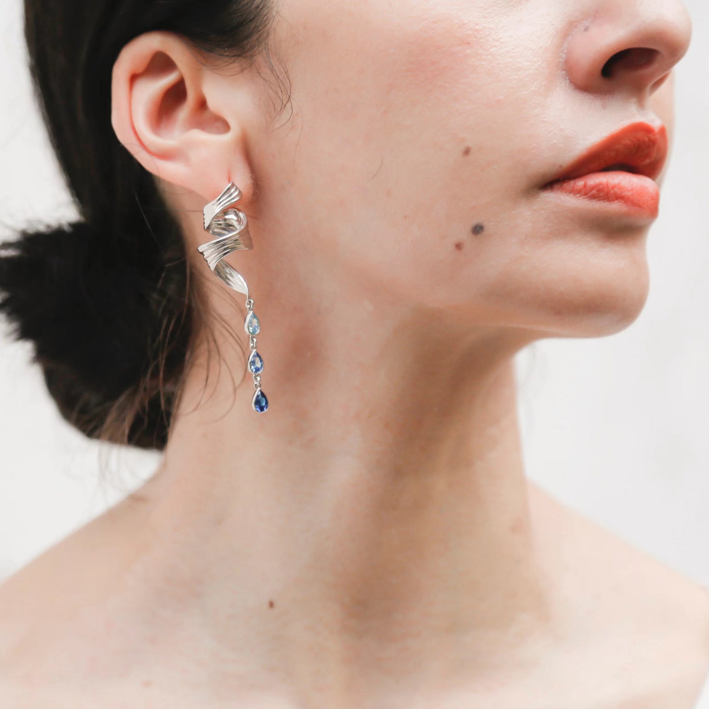 Tear - Gold Vermeil Earrings / Pair