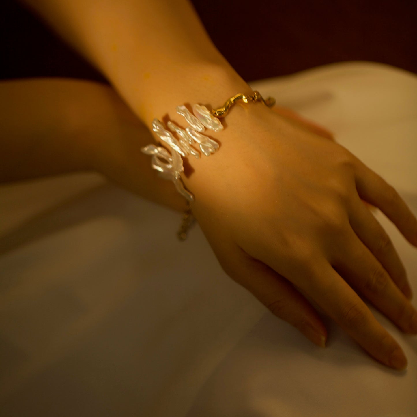 Phoebe  - Gold Vermeil Handwear