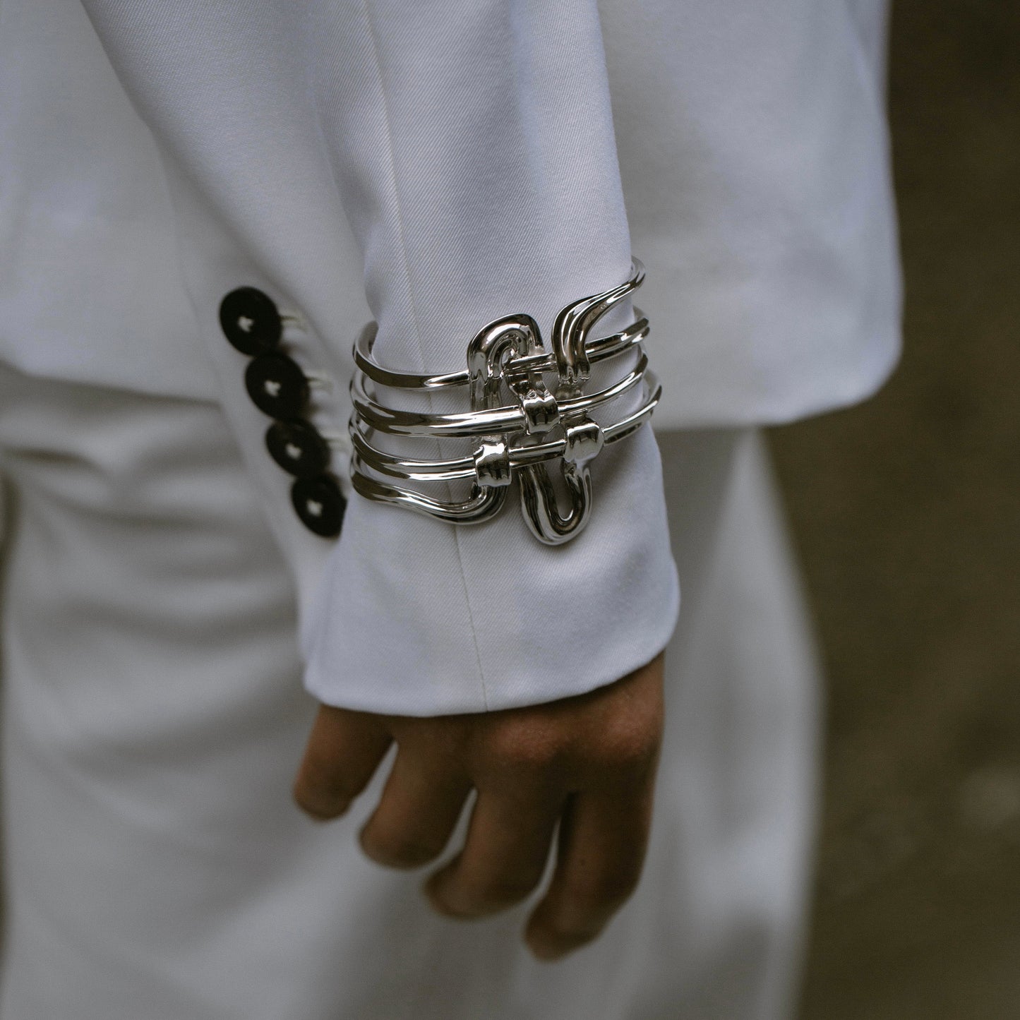 KNOT#1 Signature Bangle - Gold Vermeil Handwear