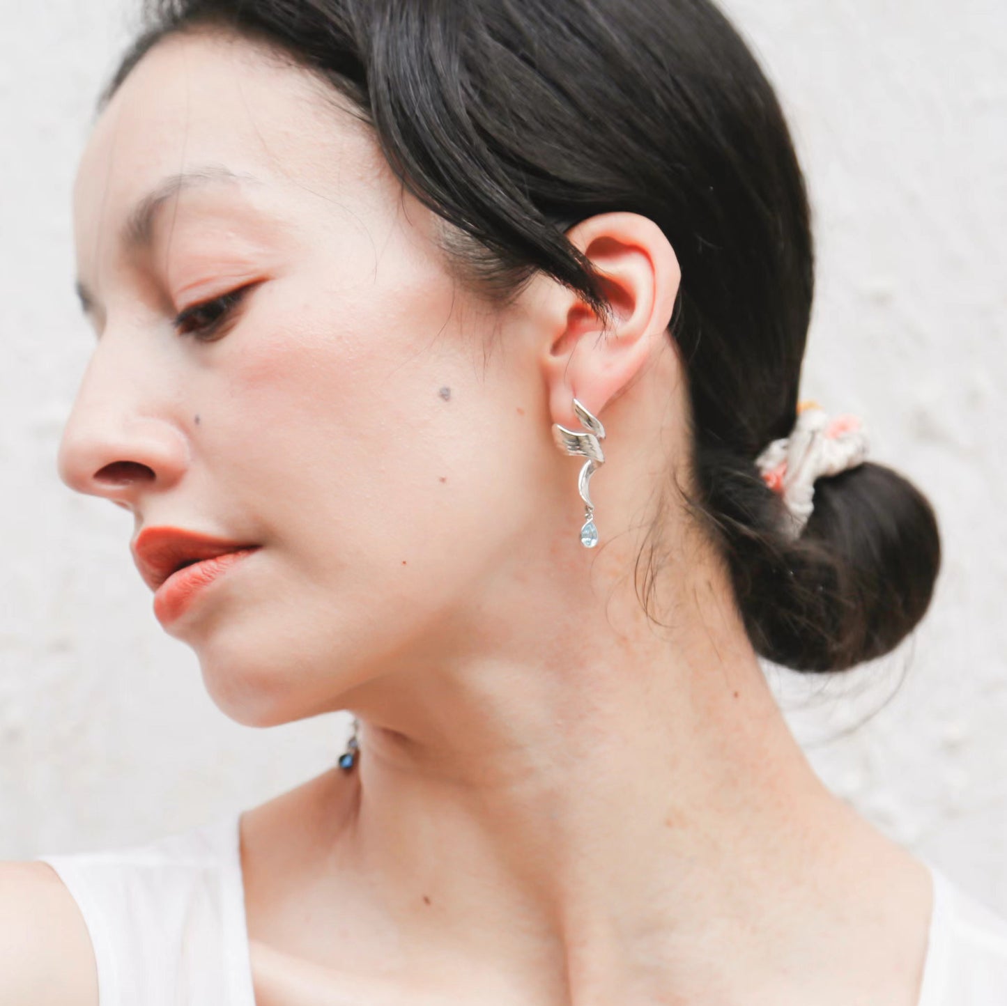 Tear - Gold Vermeil Earrings / Pair