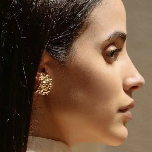KNOT#5 Gold Vermeil Ring/Ear-cuff