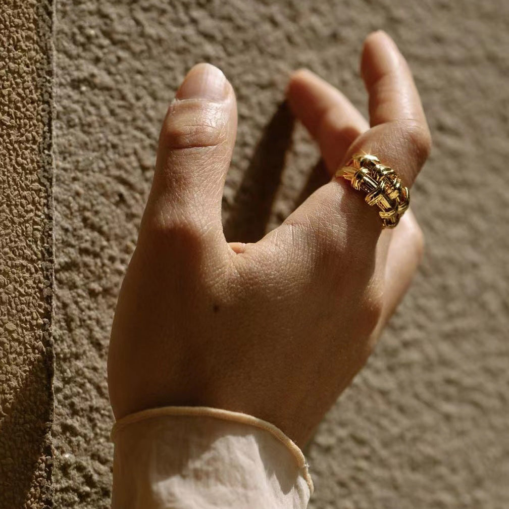 KNOT#6 Gold Vermeil Ring