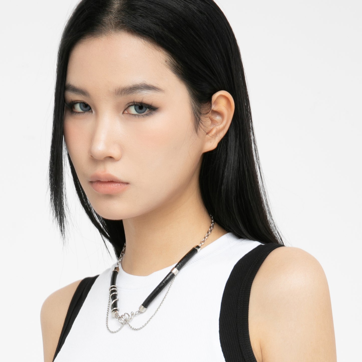 METALWARE #08 Leather Necklace