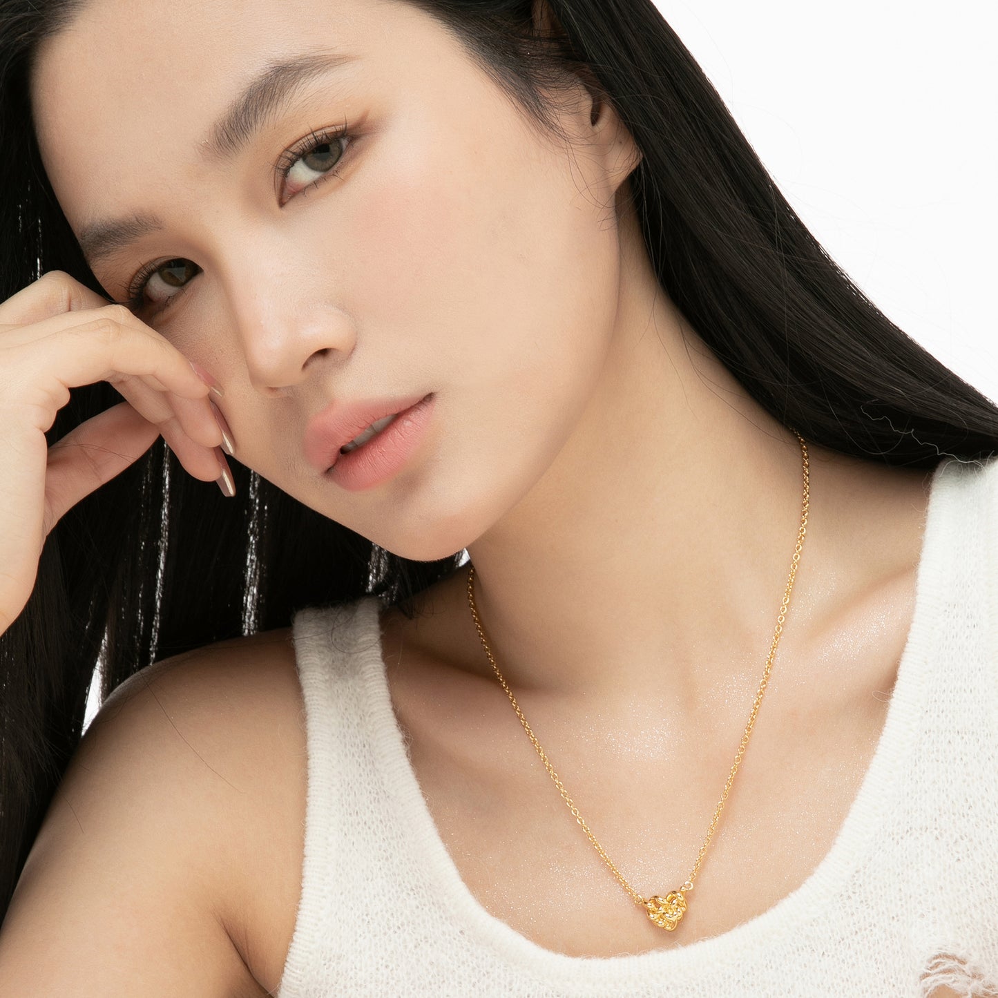 METALWARE #17 Heart-shape Clew Necklace