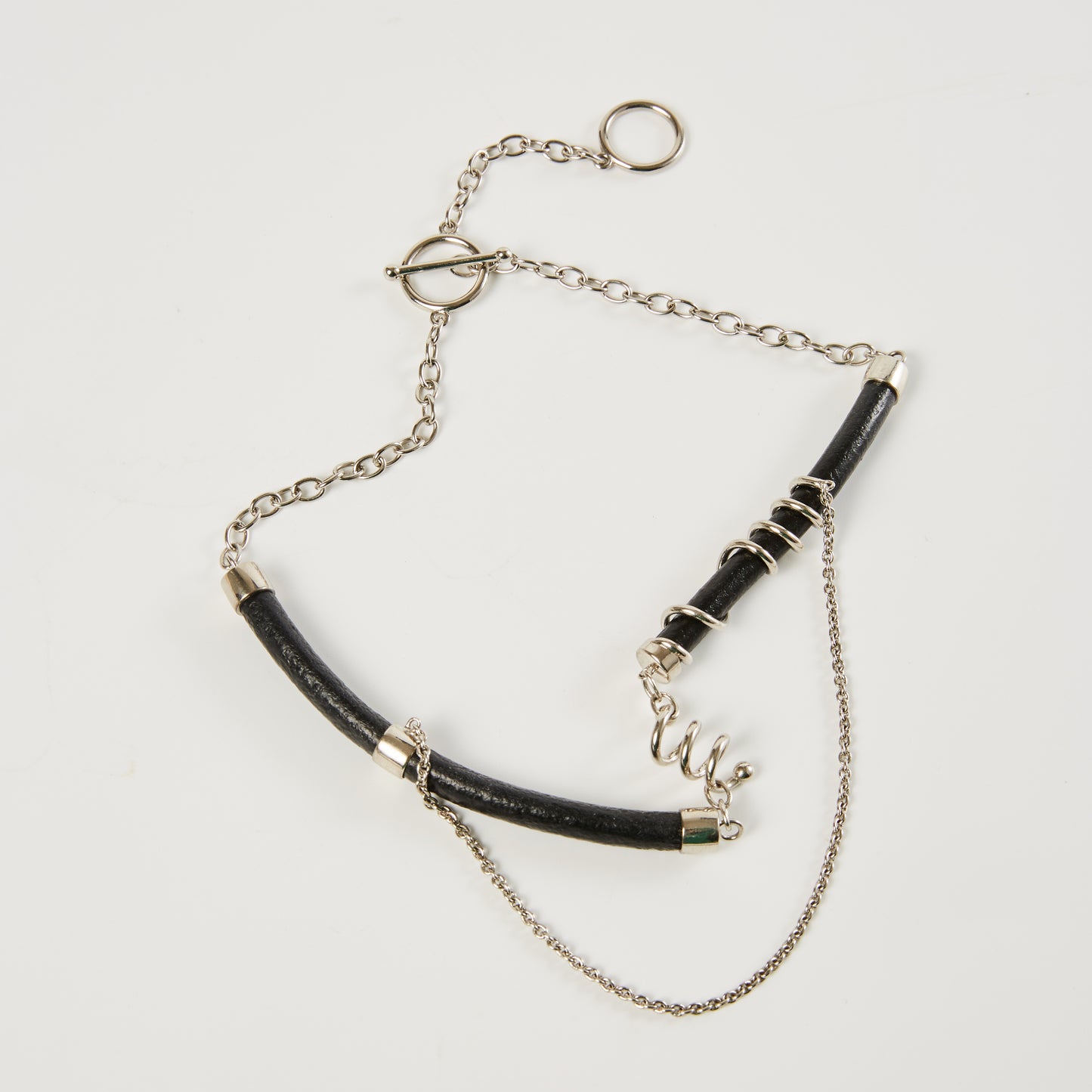 METALWARE #08 Leather Necklace