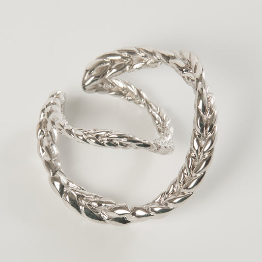 METALWARE #21 Sennit Double Earcuff