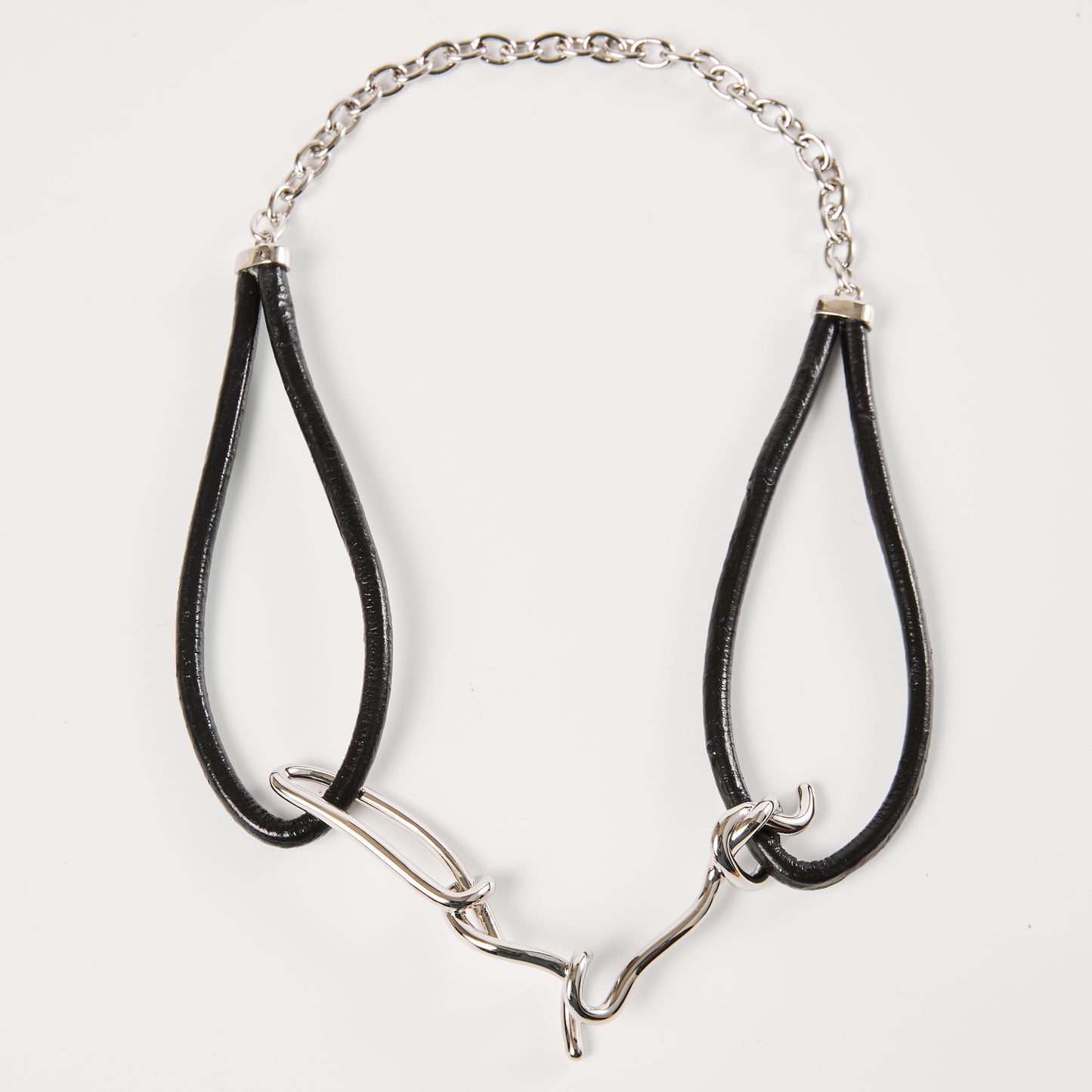 METALWARE #07 Leather Necklace